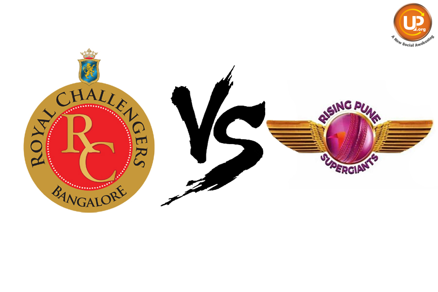 7 may Royal Challengers Bangalore vs Rising Pune Supergiants