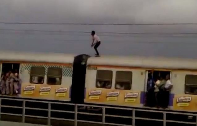 Mumbai Local Train Stunt