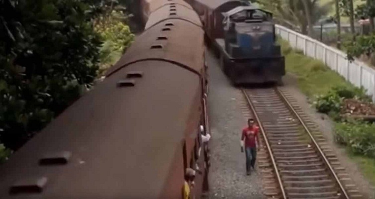 trains coming from both sides