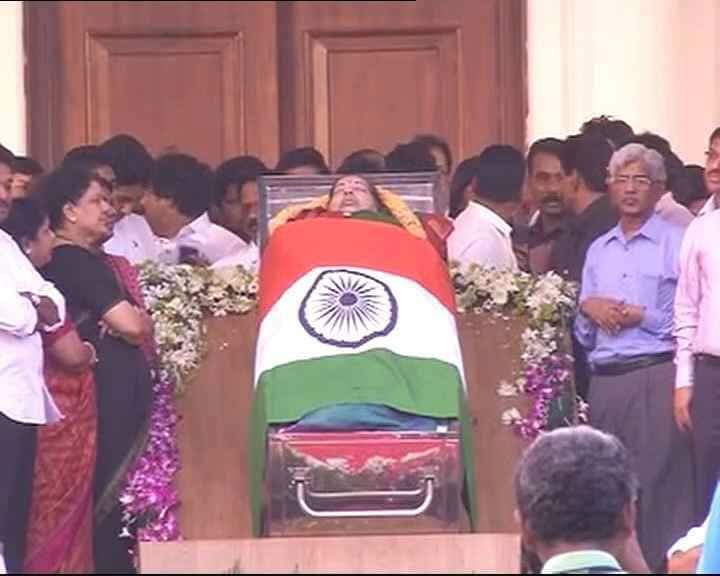 Jayalalithaa funeral