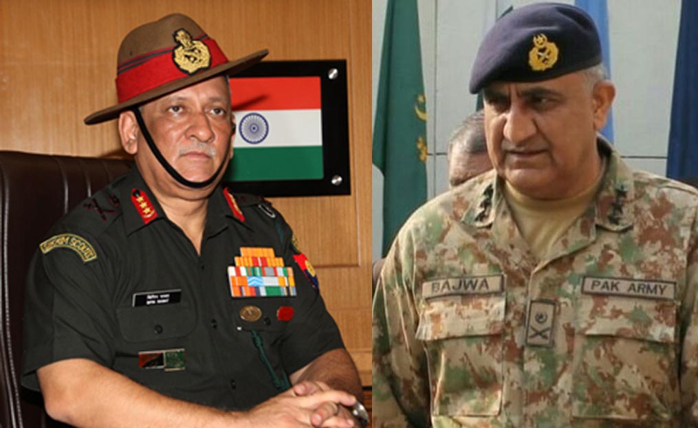 ndia and pakistan army chief