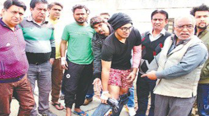 up police torture students
