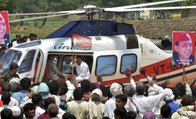 chopper hired political parties