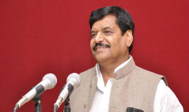 shivpal singh reaches new party office