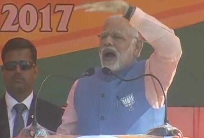 PM modi addressed kannauj rally