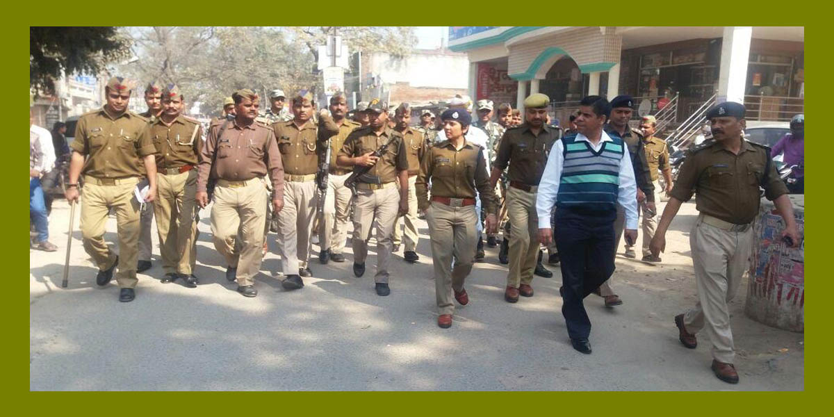 dm ssp lucknow root march