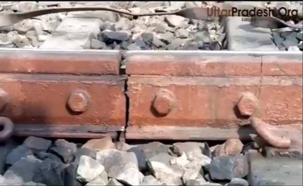 broken rail track