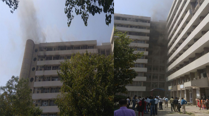 fire in geological survey of india office