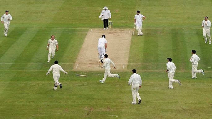 first cricket test match