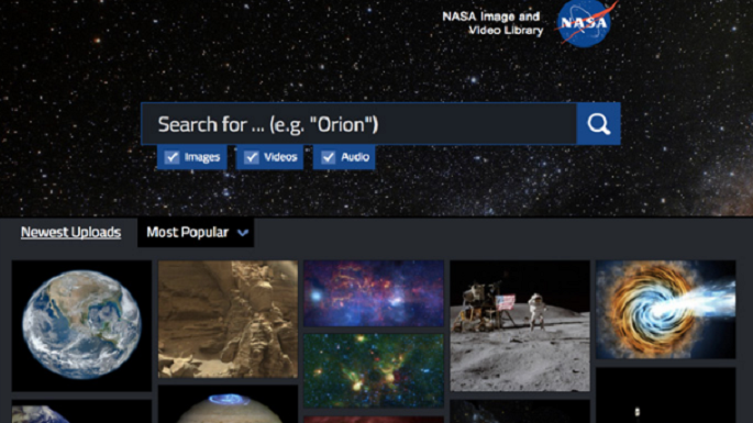 nasa launched website