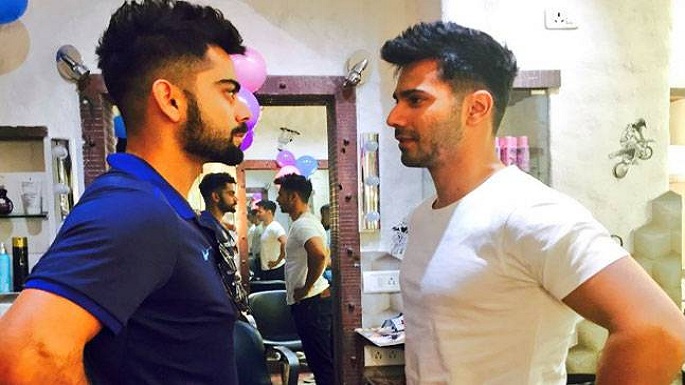 varun virat kohli pics