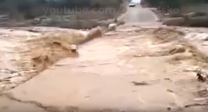 dangerous flood video