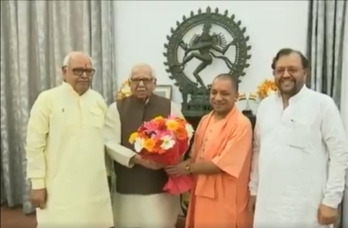 CM yogi meets governor ram naik