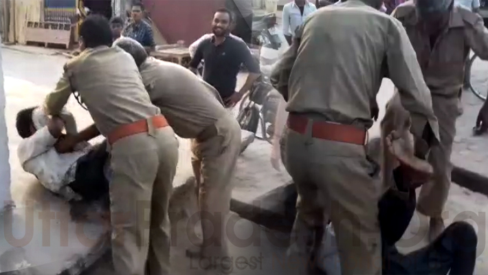 home guards beates to man in mainpuri