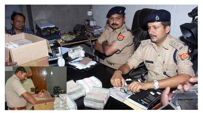 lucknow police recovered 7.5 crore rupees