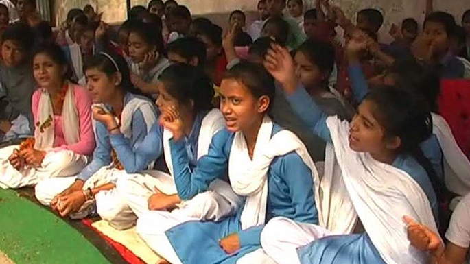 haryana school girls hunger strike
