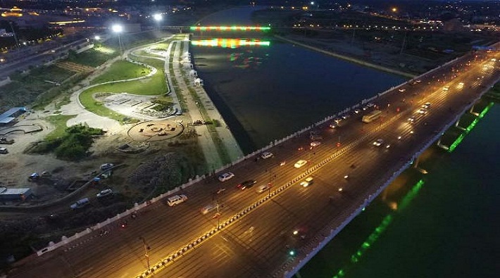 gomti river front work of will now be completed in less cost