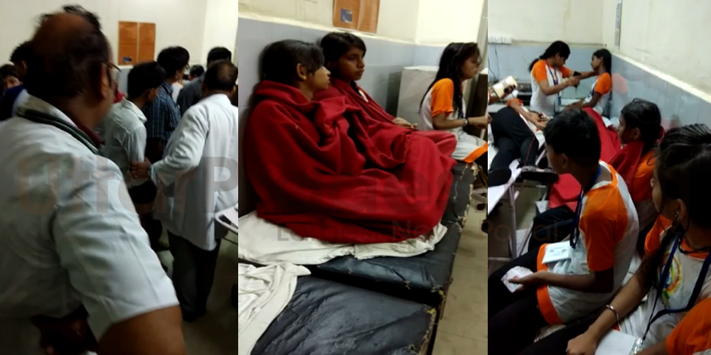 school children admitted in hospital