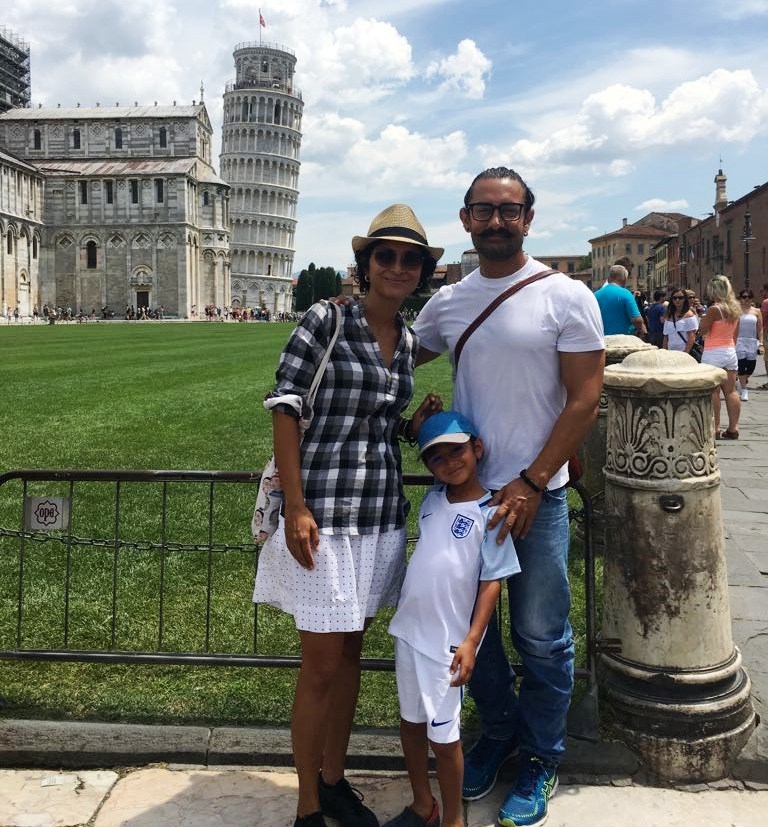 Photos: Aamir Khan spending holidays with family in Italy
