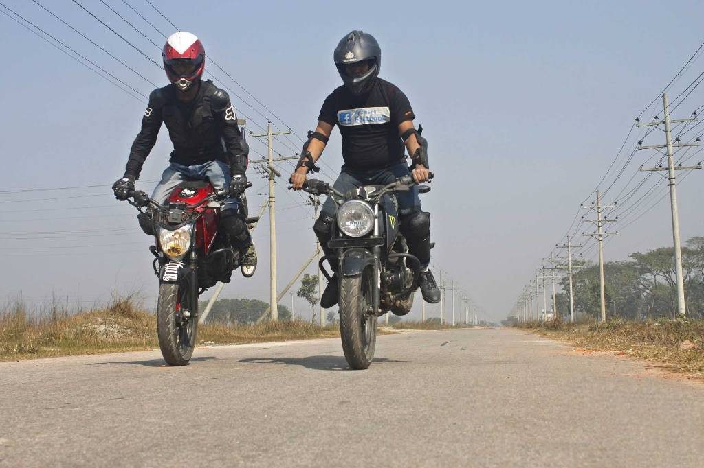  60% Indians run the bike while doing deadly acts
