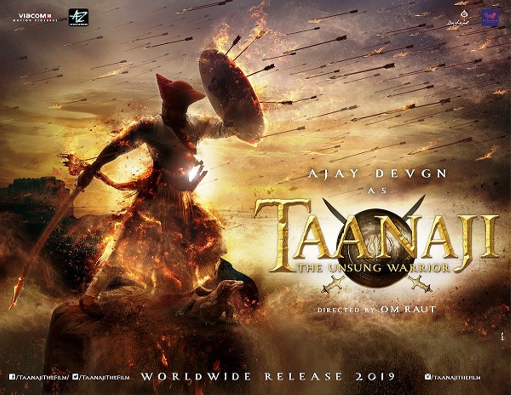Ajay Devgn to play Maratha warrior in "Taanaji",poster released!