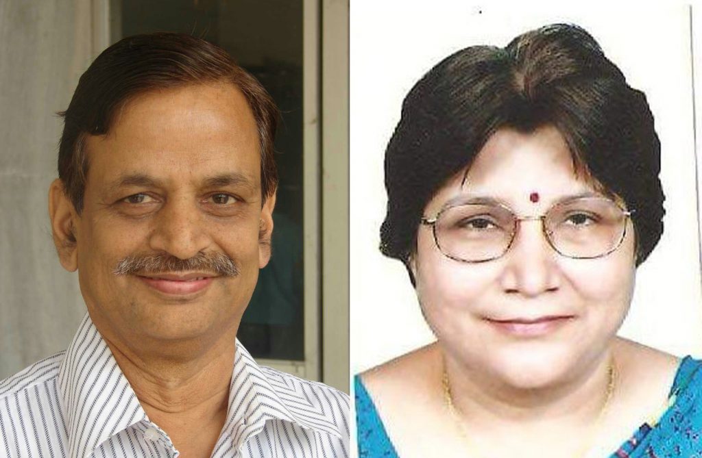 Dr Rajiv mishra and his wife Dr Purnima shukla