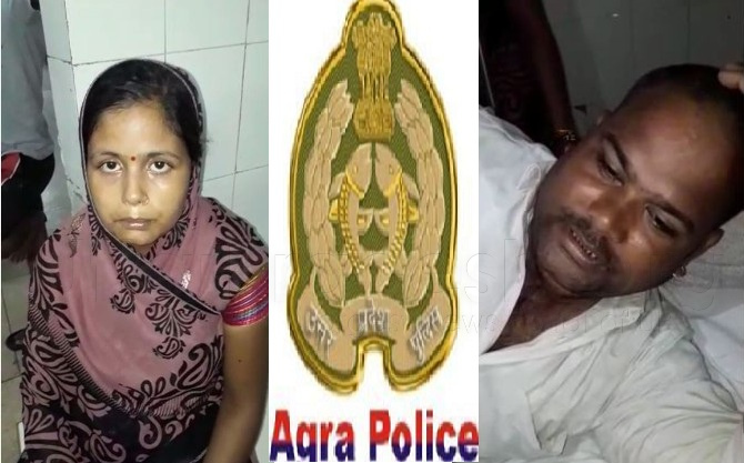 agra police torture