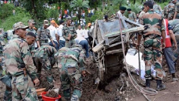 mandi landslide forty six killed