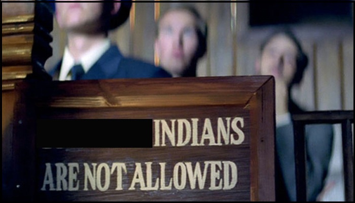indians not allowed