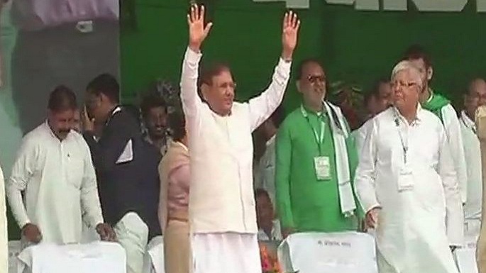 sharad yadav rjd rally