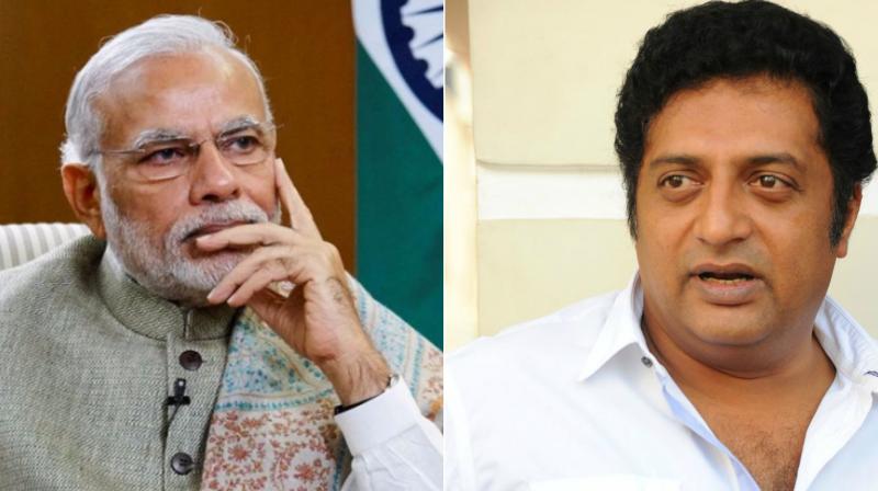 Pm modi with prakash raj