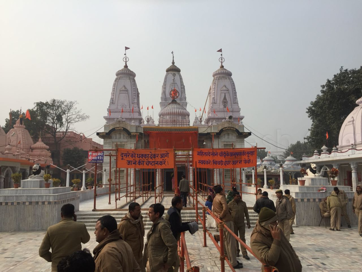 Preparation of Khichadi Mela in the Gorakhnath temple