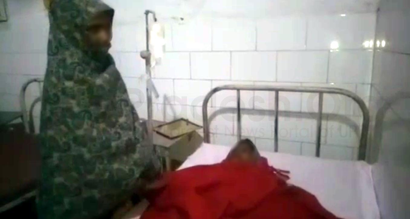 nine year girl raped in mardan thana ghazipur admitted in hospital