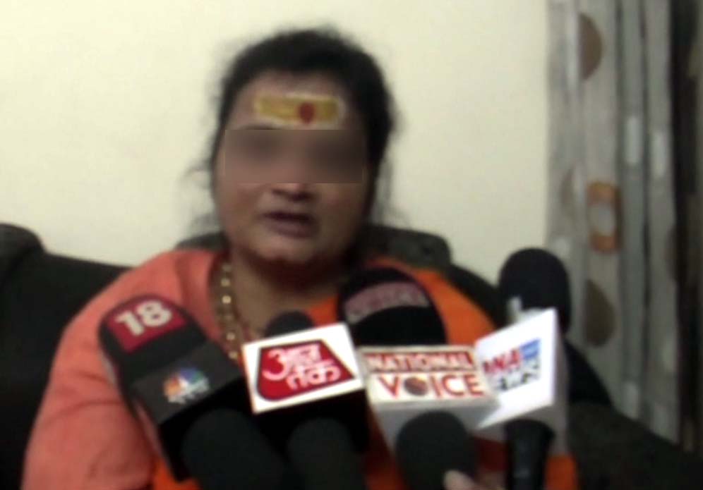 Sadhvi accuses attempted rape
