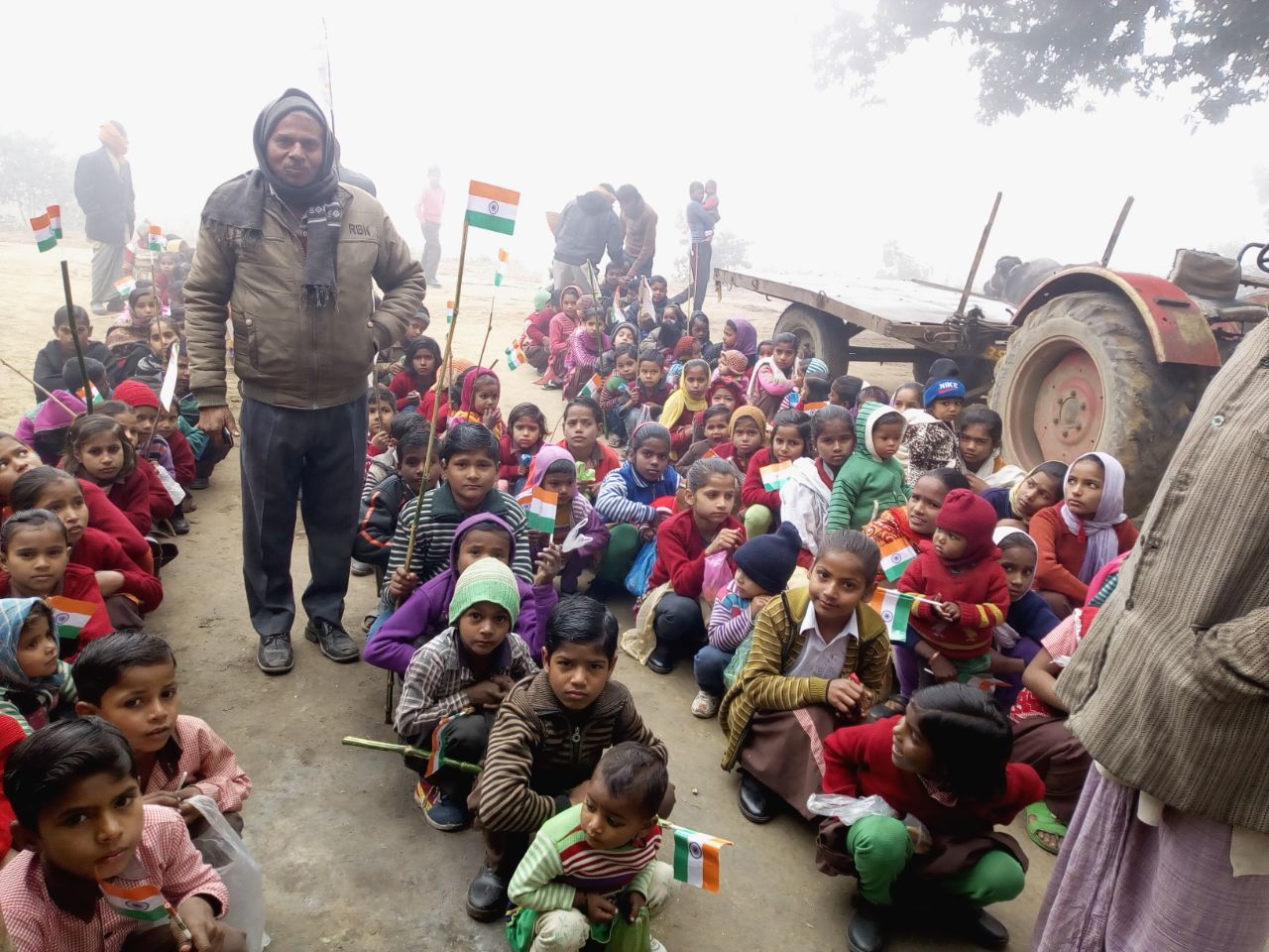 republic day 2018 celebration in villages with tri color (4)