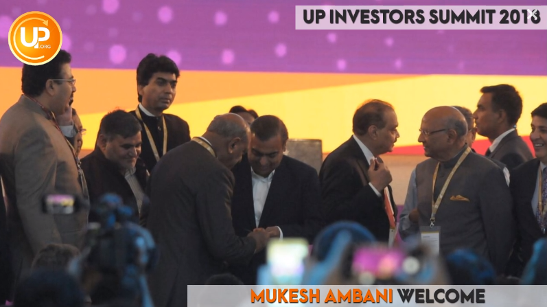up investors summit 2018 mukesh ambani welcome