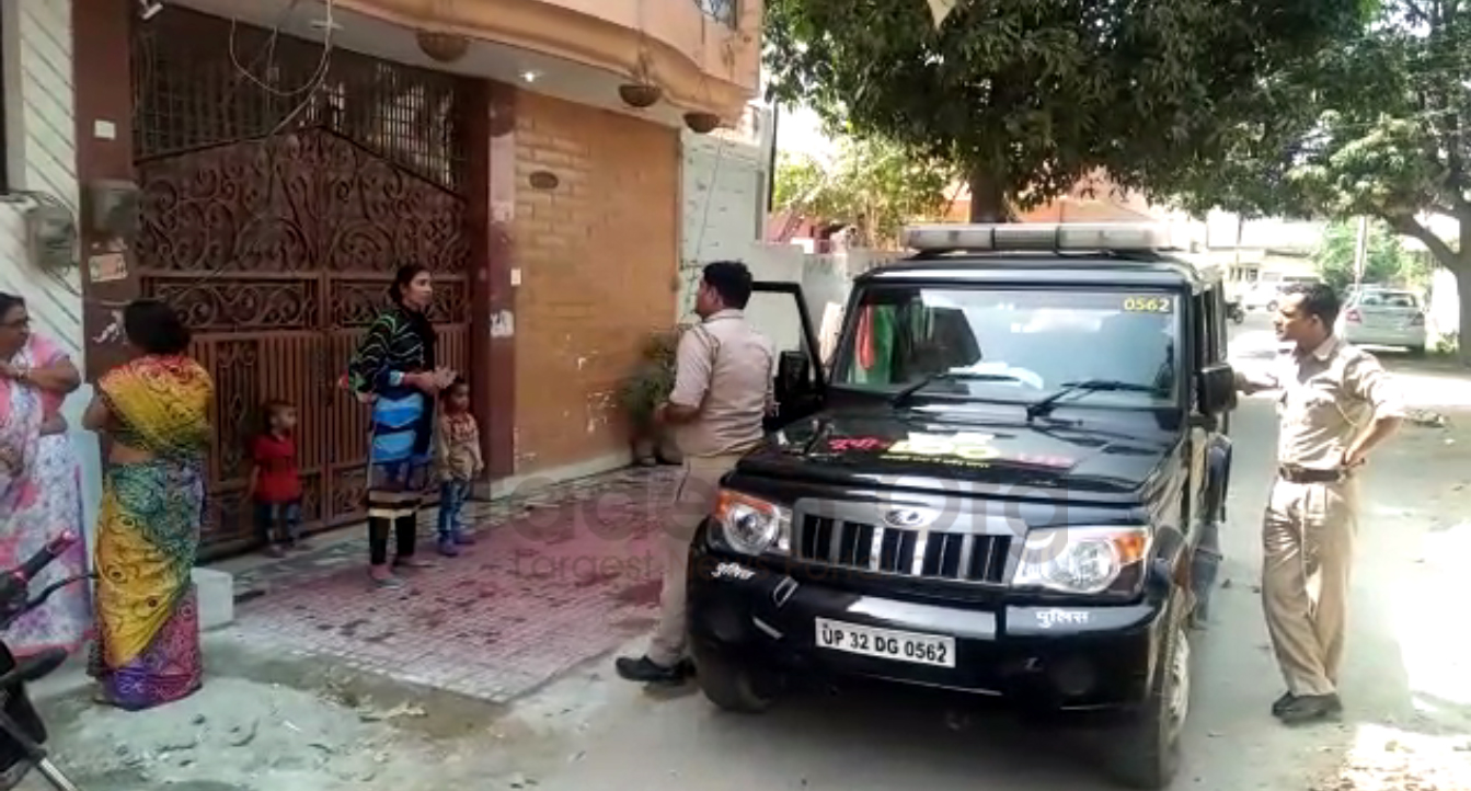 Husband refused to enter in-laws woman in meerut