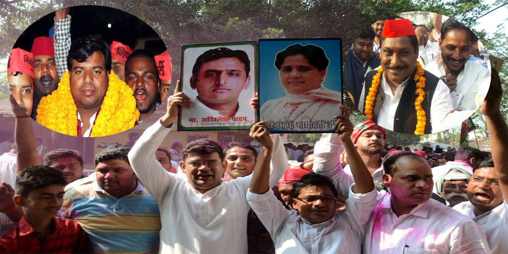 samajwadi party candidates wins gorakhpur and phulpur by polles