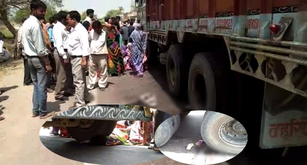 mother and her daughter killed in road accident after truck hits in kanpur