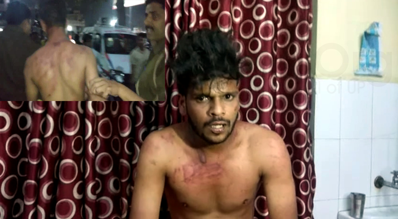 youth brutally beaten in muzaffarnagar
