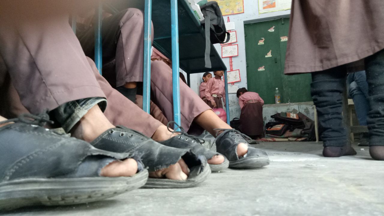 shoes worth Rs 266 cr in tatters, UP kids walk ‘barefoot’ to school