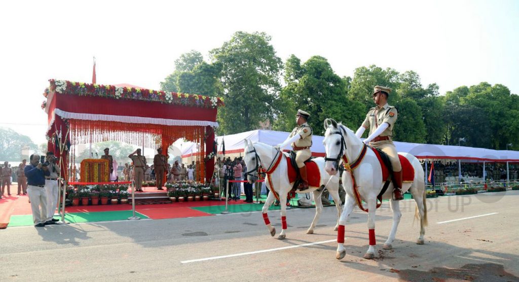 Police Week 2018 parade in lucknow
