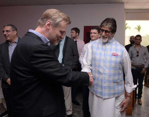 Amitabh Bachchan meets filmmaker Christopher Nolan