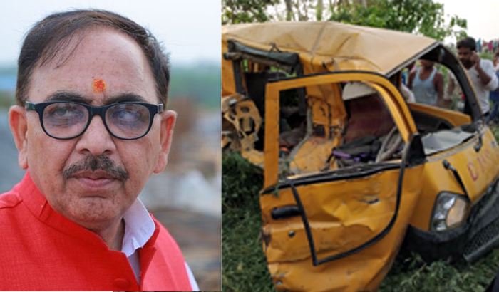 Mahendra Nath expressed sorrow in kushinagar school van accident