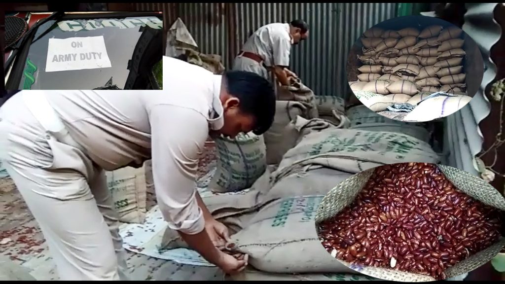 Rejected beans supply to Army caught in food department raid
