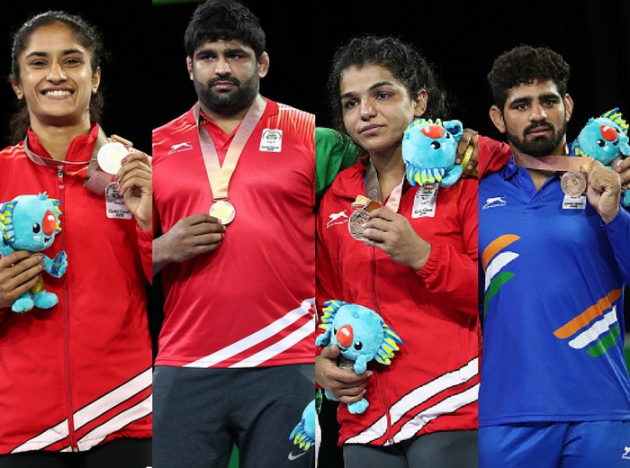 cwg-2018-day-10-India-win-7-gold-medal-shooting-boxing-wrestling