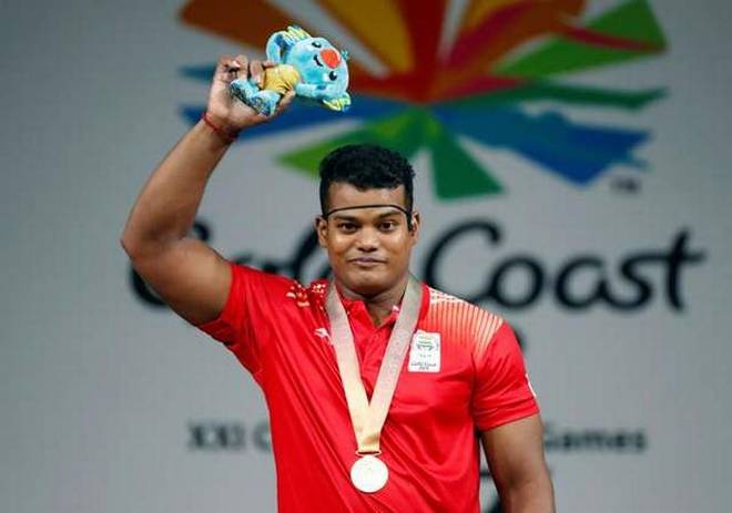 cwg-2018-weightlifter-rv-rahul-wins-fourth-gold-for-india