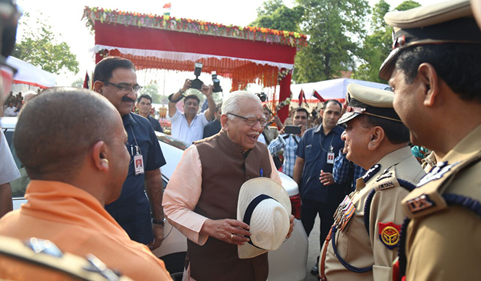 Police week 2018: CM Yogi And Governor Ram Naik Reached at parade