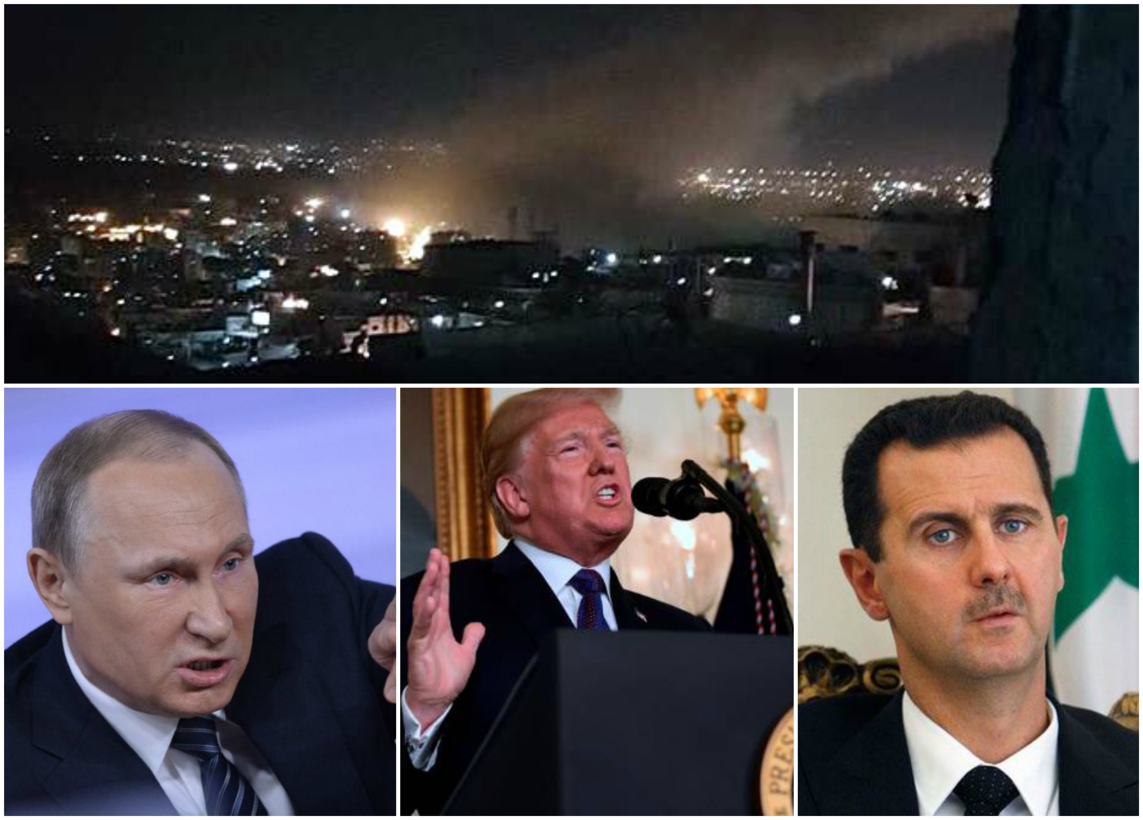 Syria-america-britain-and-france-attack-on-syria-Russia got angry