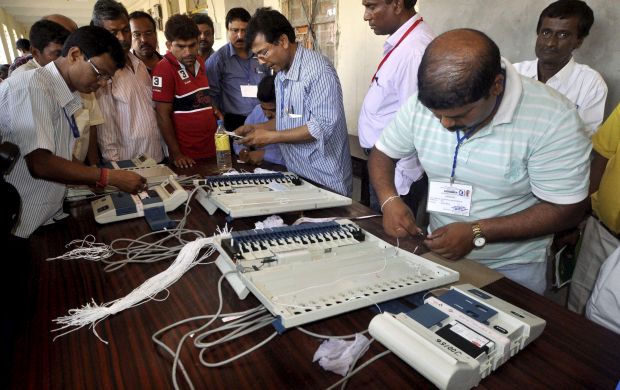 kairana repoll-conduct 73-polling-booth-up evm default
